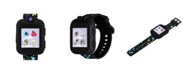 Playzoom iTouch Black Smartwatch for Kids Airplane Print 42mm